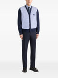 Givenchy striped cardigan in cotton with gros grain detail