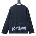 AC Logo long-sleeve gothic t-shirt black